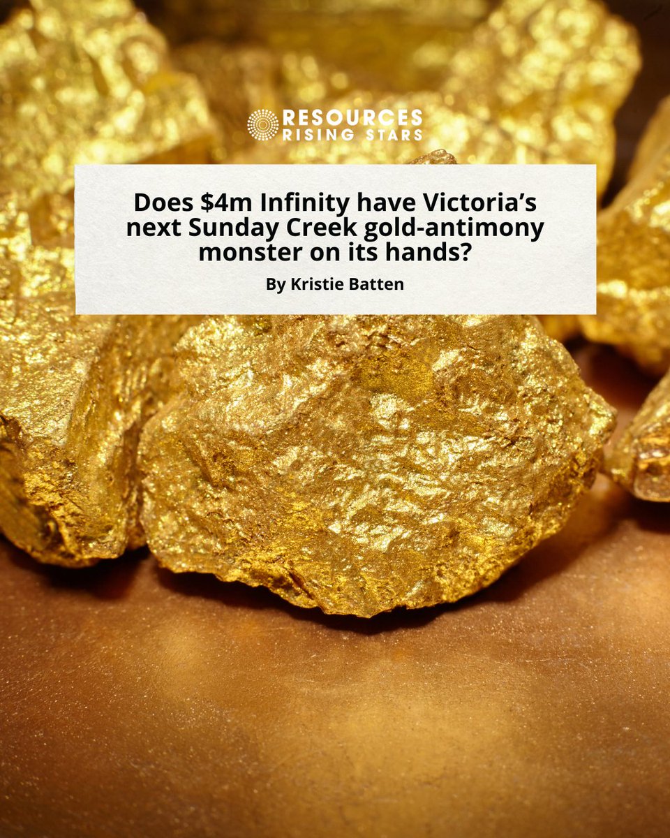 ReadCorporate's tweet photo. 🔍 Mining writer @kristiebatten lifts the lid on a $4m explorer which thinks it may have stumbled across its own version of the huge Sunday Creek gold antimony deposit in Victoria, featuring @infinitymining2

https://t.co/JB9Uc5pAOw

#Weeklywrap #RRS #Gold $IMI https://t.co/mfe8c2we0X