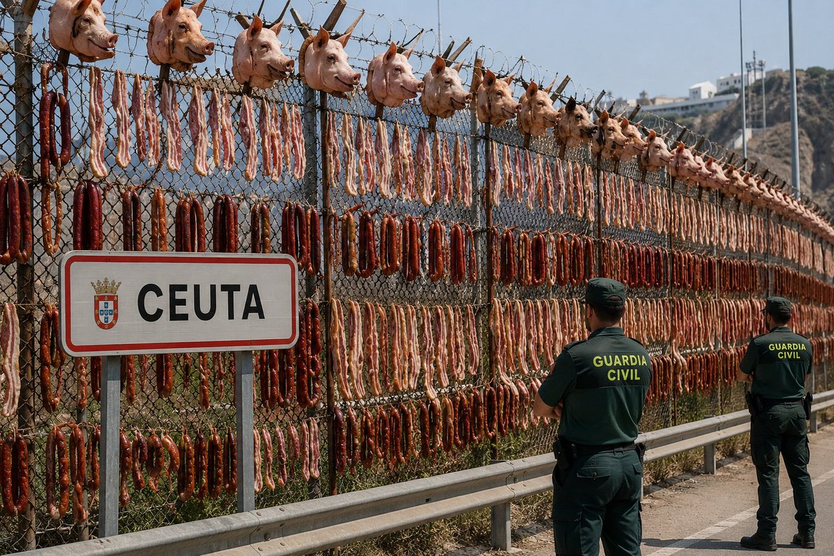 zombisaurio7's tweet photo. El Gobierno refuerza la seguridad en la frontera de Ceuta. https://t.co/CFb5Y2Lkdr