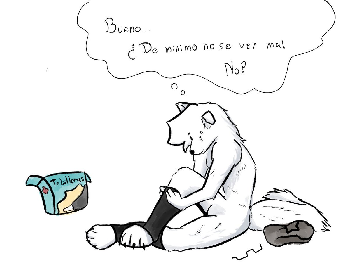 DrPistacho1's tweet photo. "Si yo las tengo que usar, el también- 😕"

#artistsupport #artmoots #furryartㅤㅤㅤ https://t.co/YAVHGey1ba
