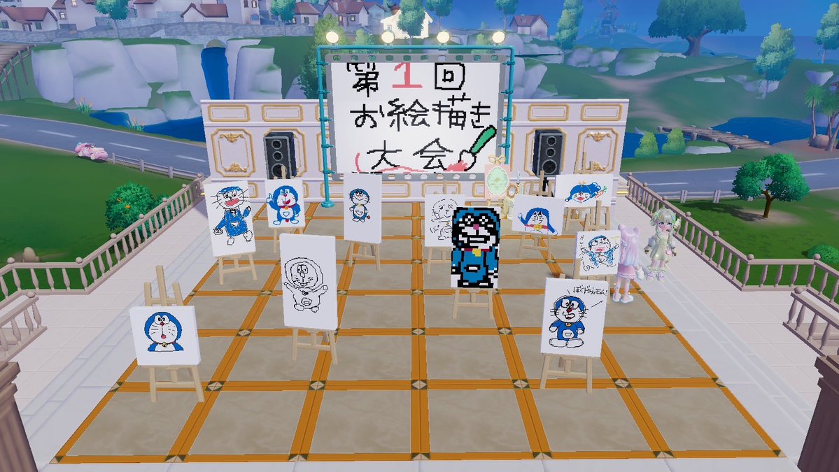 ___j___y's tweet photo. 📍第1回お絵描き大会
みんな一生懸命書いてて可愛い🤣𐤔𐤔𐤔

#ハートピア 
#ハートピアスローライフ https://t.co/fQtDbexuaw