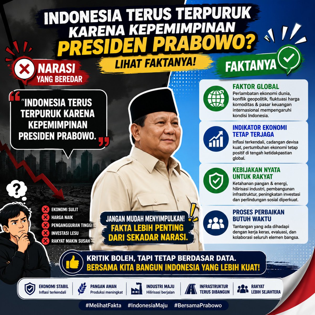 deknetiz's tweet photo. Waduh asal ngomong banget, Presiden membangun Indonesia jadi lebih maju! https://t.co/RnufjGX2ZC
