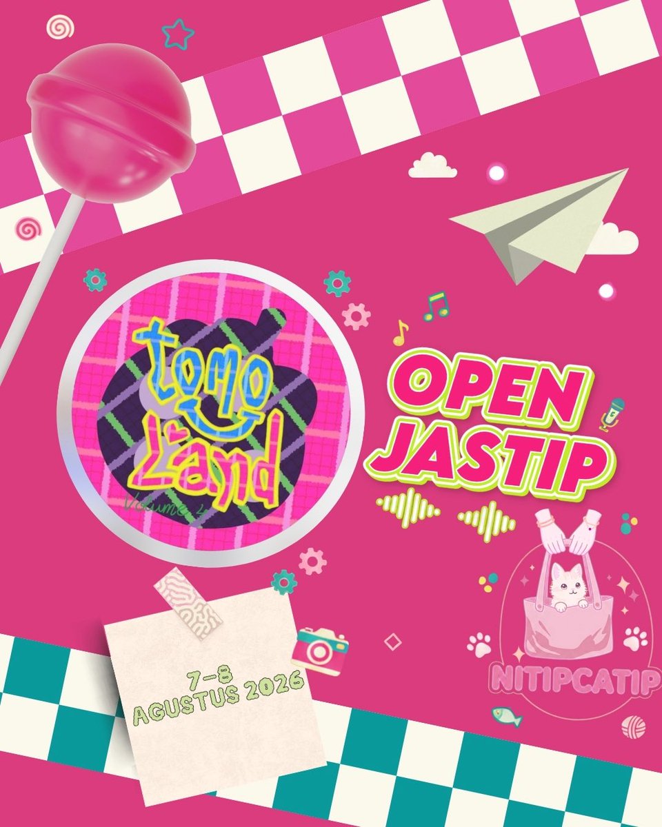 nitipcatip's tweet photo. haii guys kita open jastip tomo land🪅 fee start 2k only<3
more info bisa tanya admin ke link👇🏻
https://t.co/acIaORWvf8
#zonauang #jastip #tomoland #belanja https://t.co/JifFVDZgch