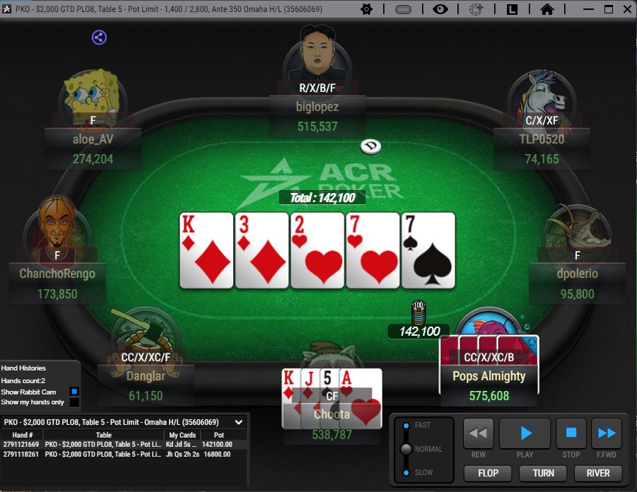 Lemayzing22's tweet photo. Interesting ACR hand a moment ago... Notice anything a little off?? @ACR_POKER @DougPolkVids @ryandepauloo @WPT @berkey11 https://t.co/UPfiBpy4hL