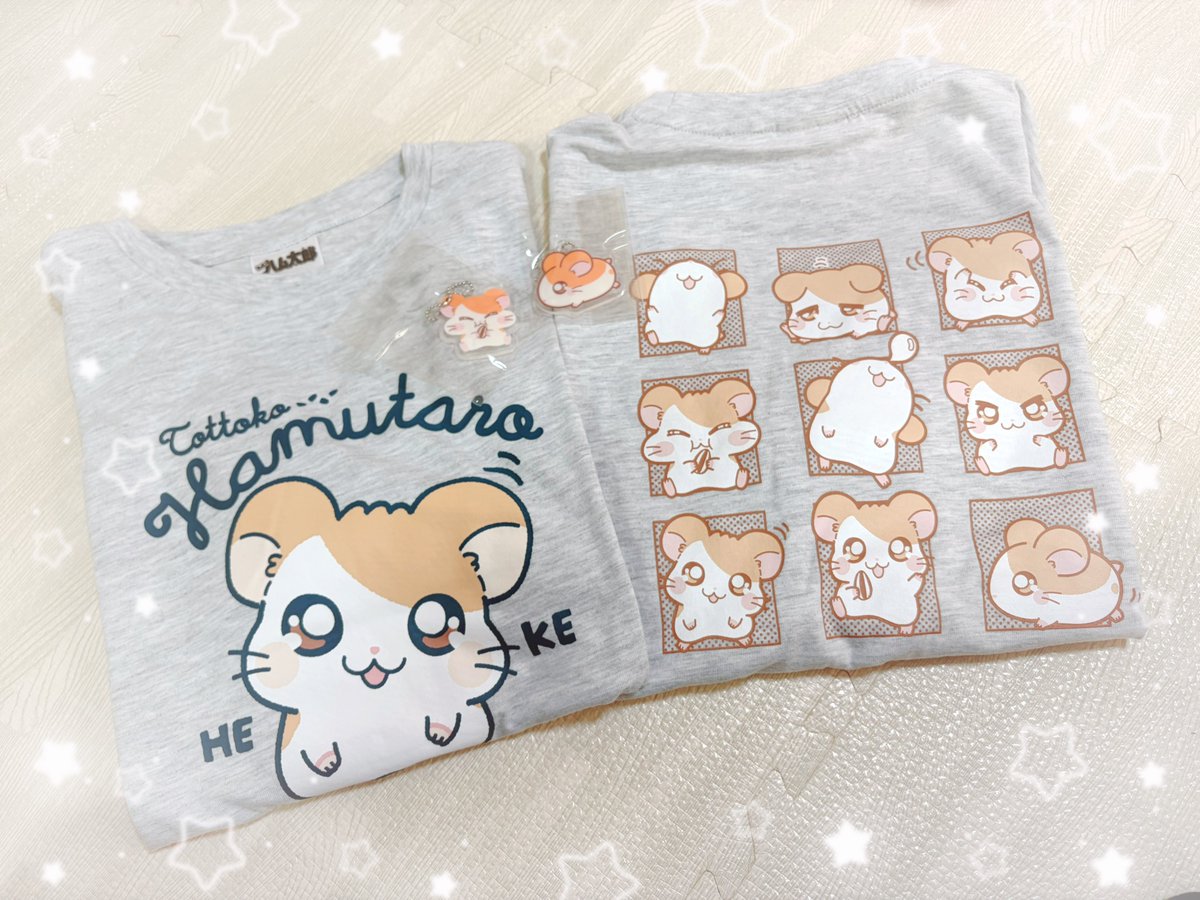 rio0v0o's tweet photo. 友達が代行してくれてハム太郎のTシャツ増えた🐹💕(お友達へ🎀いつもありがとう！！！) https://t.co/iWgue8yAfc