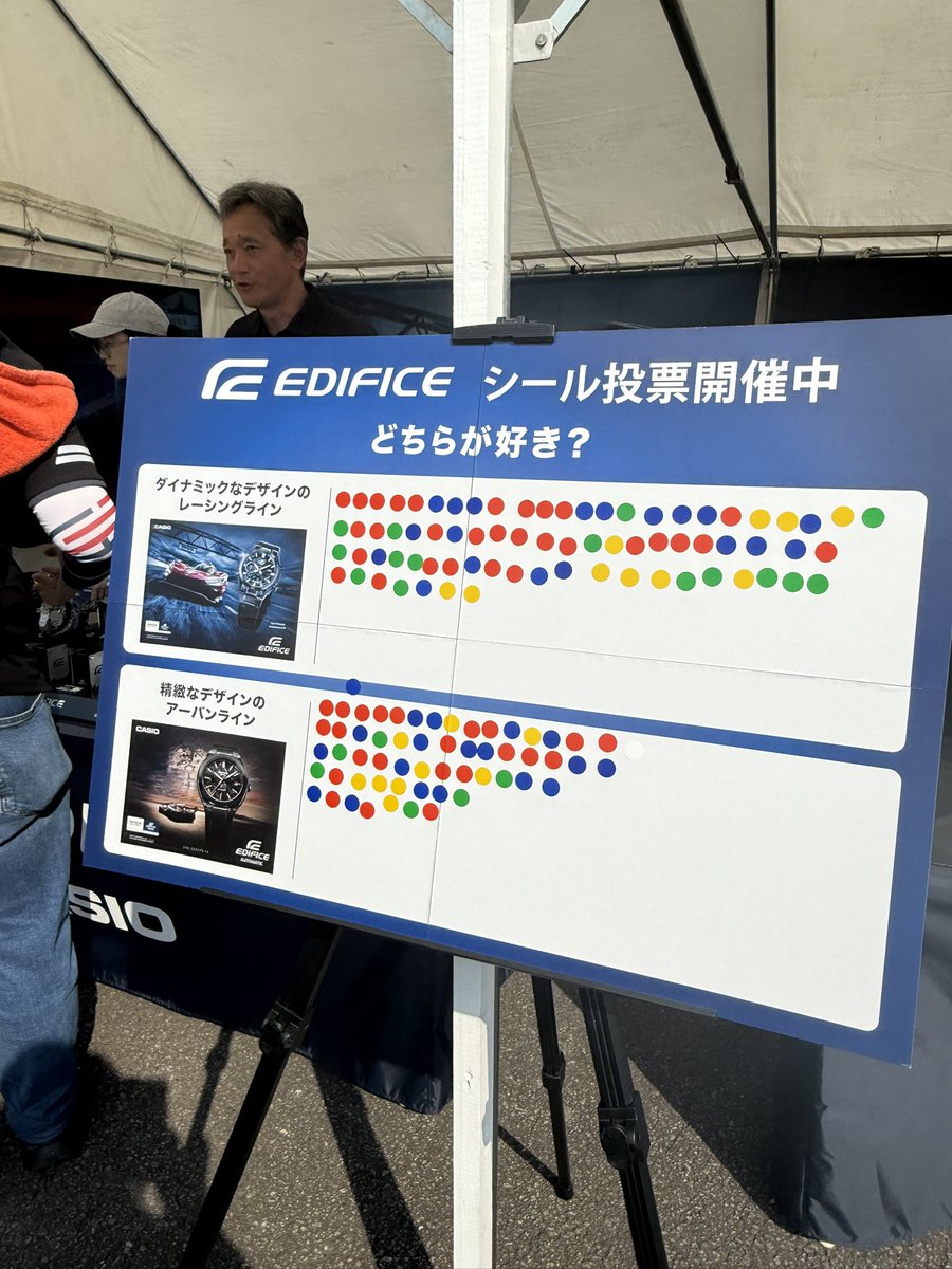 🚩CASIO EDIFFICEブース 絶賛営業中！お待ちしております🙌 #EDIFICE