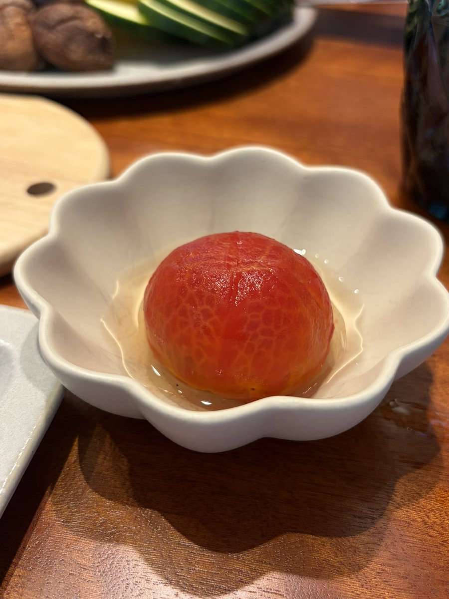 _unobox_'s tweet photo. 初めて食べたトマトの白だし漬けというのがめちゃくちゃおいしかったので絶対今度家で作りたい🍅（というメモ）

※配合比率間違えてたので再投稿しました🙇‍♀️ https://t.co/ufGbTnGlAH