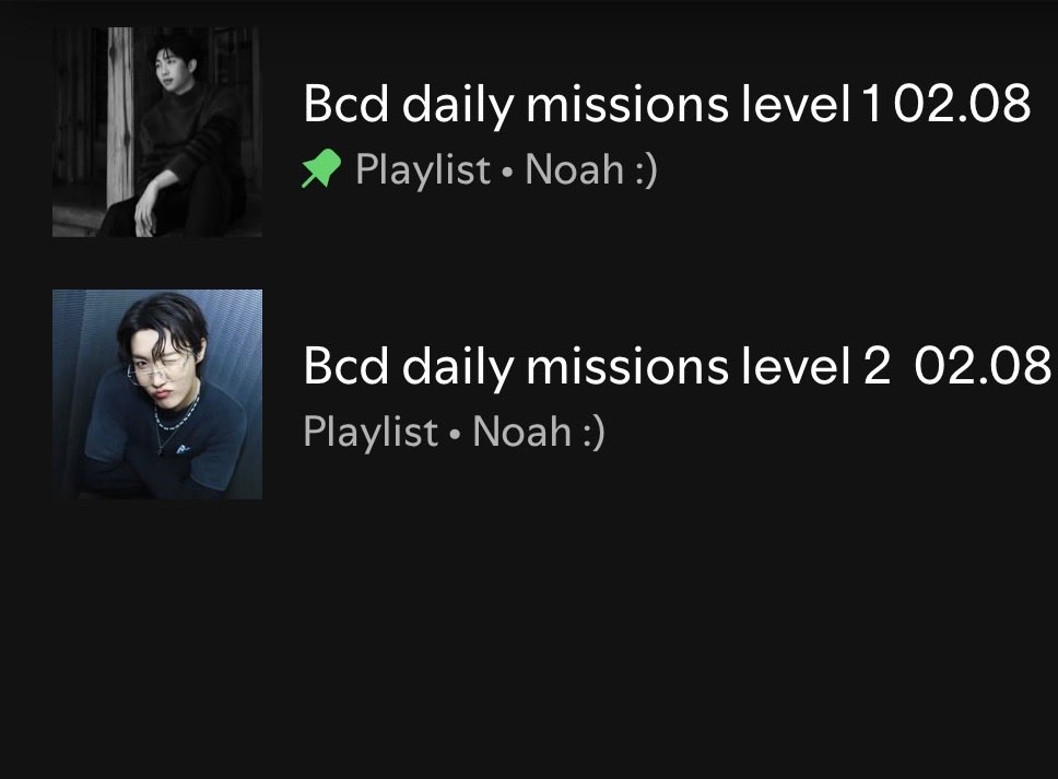 abyssofpeace's tweet photo. Happy morning ami🌟

Bcd daily missions updated playlist 02.08 (missions are same as yesterday’s) 

#bcd #bcdapp 

Spotify:
 
Level  1 https://t.co/ocf5KJIIuC

Level 2 https://t.co/mLzmE9enK8

Apple music

Level 1 https://t.co/lhSJ2nTFRf

Level 2 https://t.co/CVhWnC2Vty https://t.co/OqgkEJlWci