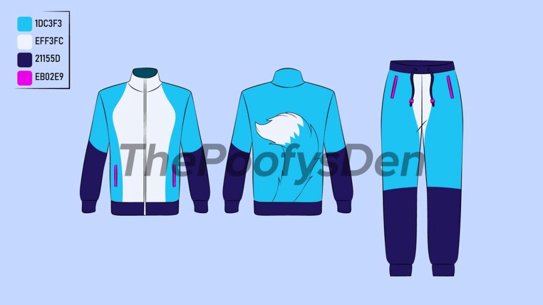 ThePoofysDen's tweet photo. BEHIND EVERY CUSTOM TRACKSUIT THERE’S A UNIQUE 2D DESIGN💯

-DO LIKE 👍🏻 
-FOR ANY QUERY OR GUIDANCE YOU GUYS CAN DM ME📥
-COMMENT YOUR REF SHEET💬

#thepoofysden #furry #furryhoodie #furrycommunity #furryartwork https://t.co/Aq5bLKh1Fv