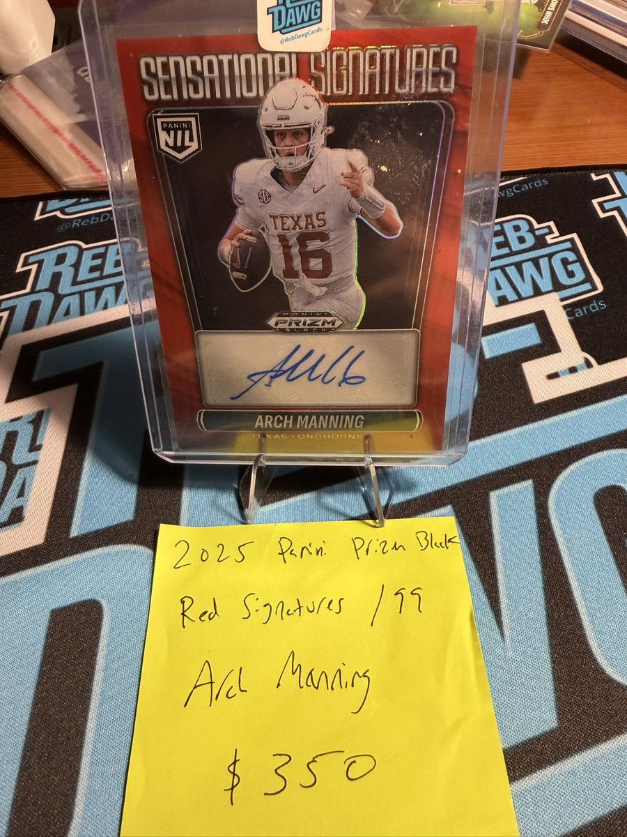 RebDawgCards's tweet photo. If you’re at #TheNational, I have a few cards left.  Shoot me a DM or let me know if you’re interested before I leave tomorrow!!!
#thehobby https://t.co/dv81CfT8Wa