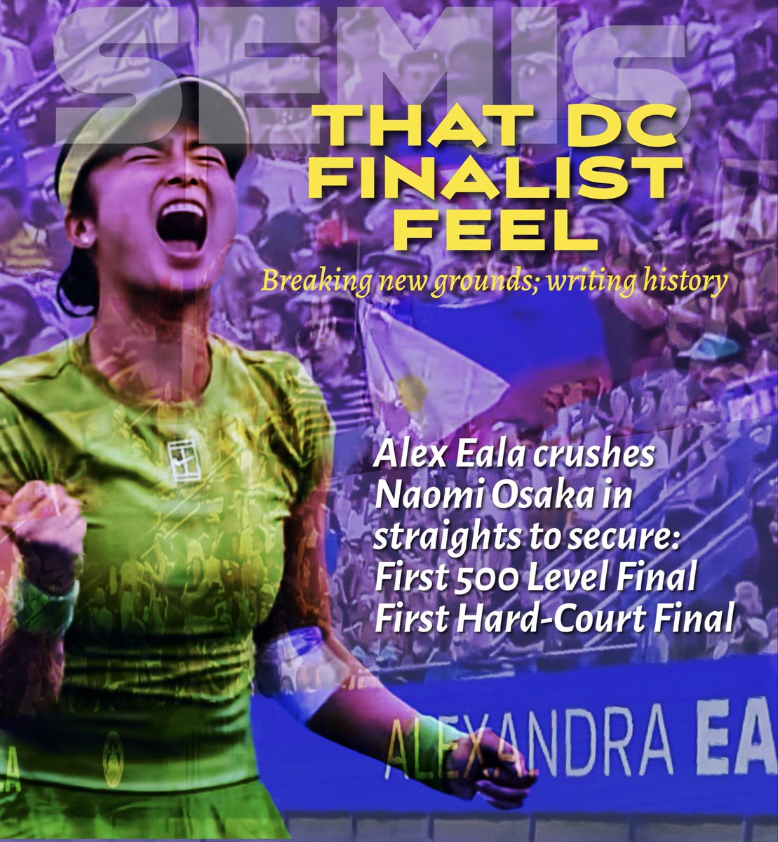 joel_gregorio's tweet photo. Sleeplexx over Alex ☕️😊
Semis-bound! Woohoo!🥂

Way to go, #AlexEala💪🏼🎾🇵🇭 We’re mighty proud of you!💜

#GoAlex 
#PinoyPride 
#EalaNation
#MubadalaDCOpen https://t.co/oAL5gorkYj