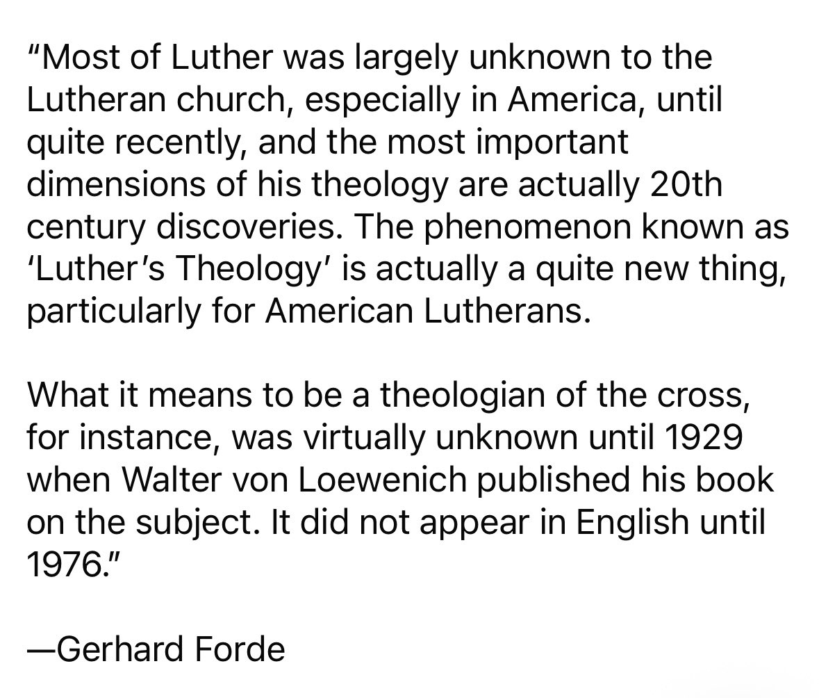 DerLutheraner's tweet photo. Confessional Lutherans owe a lot to the 20th century Luther Renaissance… and Erlangen. https://t.co/97ymmiS1Zd