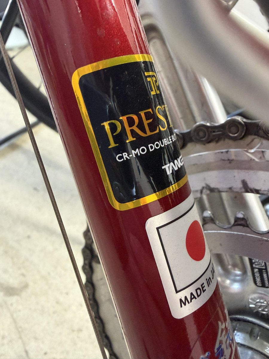 noicycle's tweet photo. 乗るたびにこのクロモリロードは楽しいしよく進みよく登る🚴
プレステージのおかげなんだろうね。あまり詳しくはないけど。#クロモリ https://t.co/qZu2shfaXN