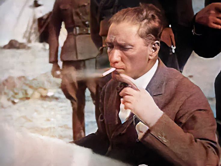 Varoldd's tweet photo. "KURDA demişler ki kuyunu kazıyorlar KURTDA demiş çıkarsam NAMIM ölürsem şerefim yürür.."

Bugün Yakışıklılar Günüymüş Bir Başbuğ Atam Atatürk Birde Ben 😎🤠🇹🇷 https://t.co/3Kj7qrVFm8