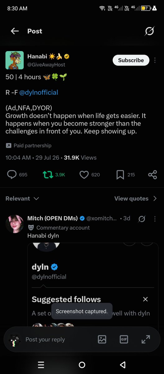 joyxstake's tweet photo. @GiveAwayHost @dylnofficial https://t.co/0hs18KjNiD