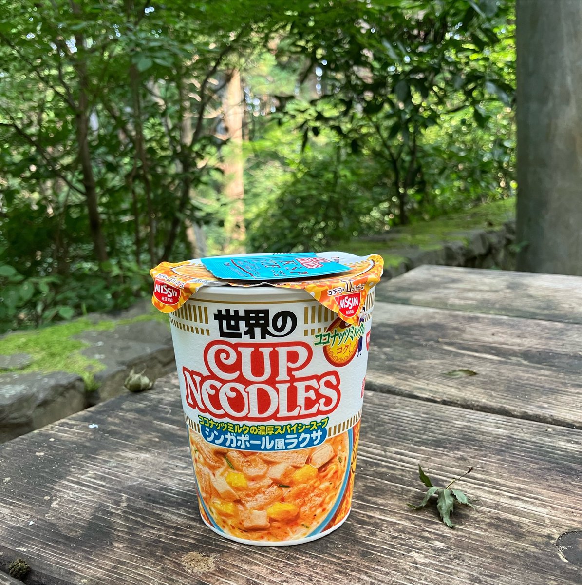 _surumeika's tweet photo. 朝から暑い。山ブランチ。 https://t.co/hwwRNXpbgq