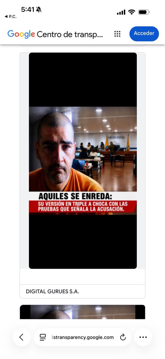 Danielsalcan_'s tweet photo. Es brutal la campaña millonaria de pauta que han iniciado en google, youTube y todas las redes contra Aquiles. Como no tienen ni una sola prueba ni testigos contra él, quieren hacerlo culpable a punta de narrativas pagadas con el dinero de los ecuatorianos. Están desesperados. https://t.co/7fR4T1QSmq