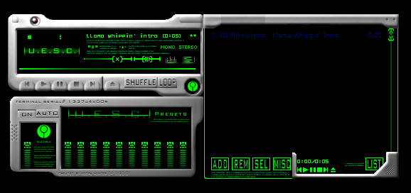 AriScarEye's tweet photo. I found an ancient creation of mine... one of my first digital art projects. It's a WINAMP skin based on the original HUD from Marathon 1994. #winamp #marathonthegame #fanart #marathontakeover
https://t.co/ByaggzqhkI https://t.co/LZxzp7gzmk