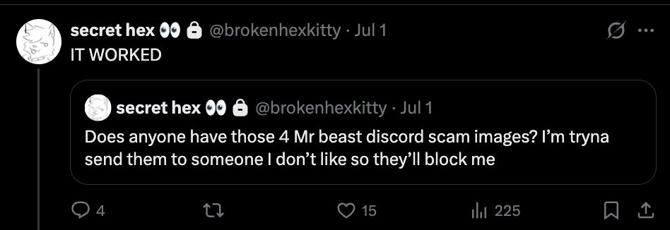 HexTheKittyMeow's tweet photo. holy fuck dude i was a genius https://t.co/PM2nOipjXR