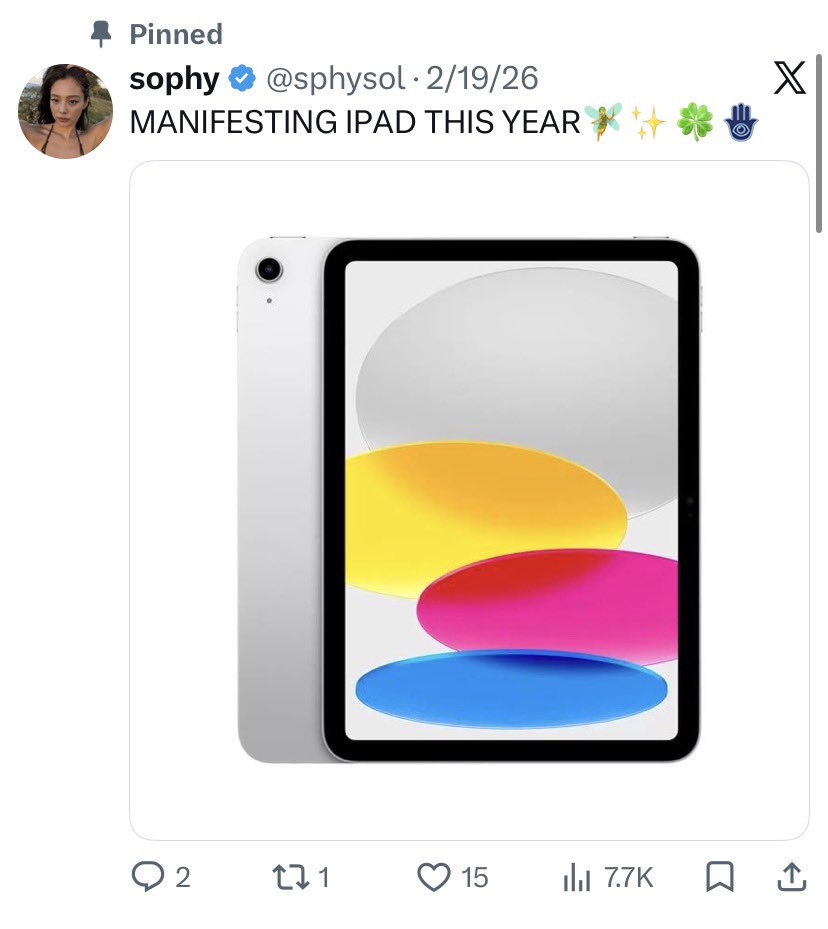 sphysol's tweet photo. $600 prize is enough to buy my dream Ipad. As a 1st year college student, it really helps me to my studies specifically when i’m reviewing. Since we don’t have enough money to buy my dream Ipad because there’s alot of priority to buy. I’ve been praying that before August 10 i can buy it. 🙏🏻

Thank you @stan_niesman for the opportunity! I hope you have to read mine. Appreciate you sir 🙇🏻‍♀️🤎