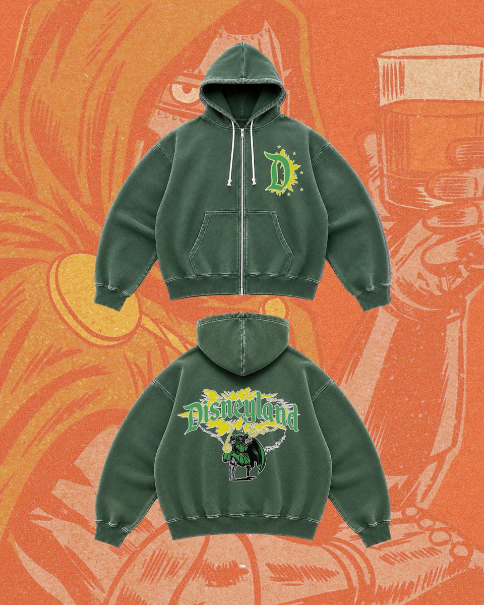CalabasasSergio's tweet photo. DISNEYLAND DR DOOM ZIP UP 
AVAILABLE NOW 
LIMITED QUANTITIES 

LIKE + RT FOR A FREE HOODIE 

https://t.co/BhLHAvCAhs https://t.co/iAjzYSkajU