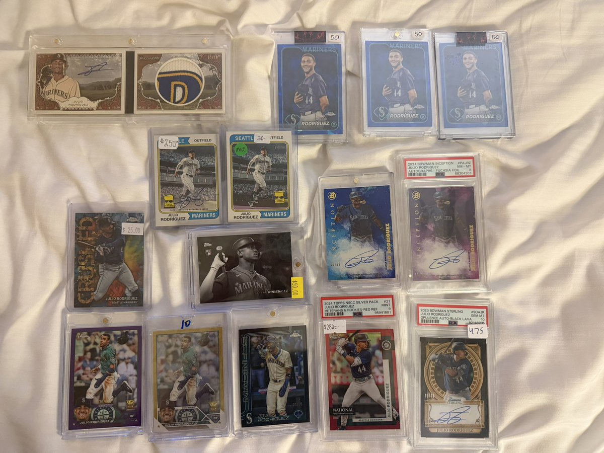 Full_Count_BB's tweet photo. First ever @nsccshow for me and my dad.
These are my pickups from the national
#nationalcardshow #juliorodriguez #psa #sportscards https://t.co/U1iUzL2GAM