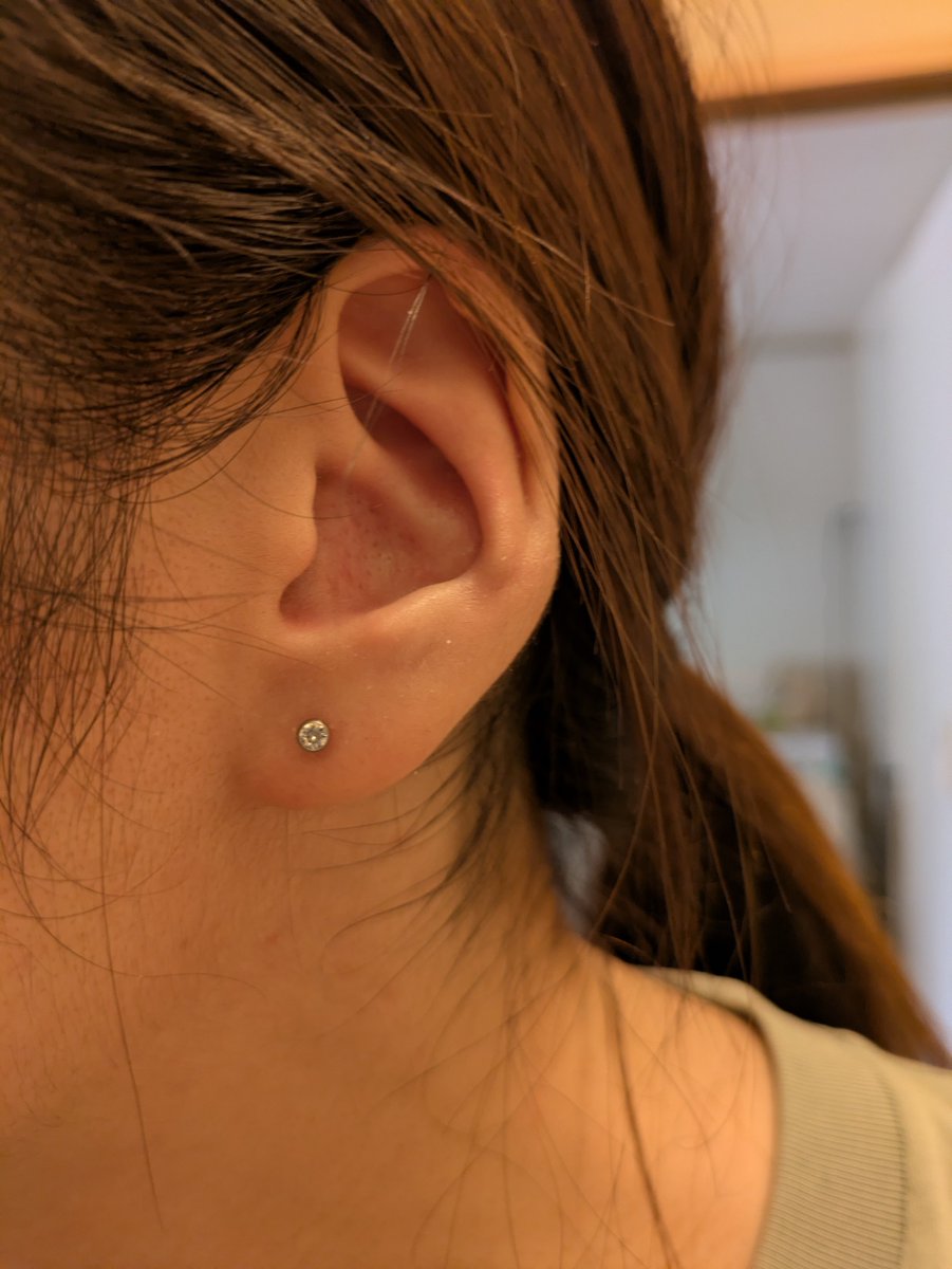 milmilca_'s tweet photo. 酔った勢いで開けた
仕事嫌になってたけど、ピアス開けただけでちょっと気分が上がった https://t.co/4WXsRJGStF