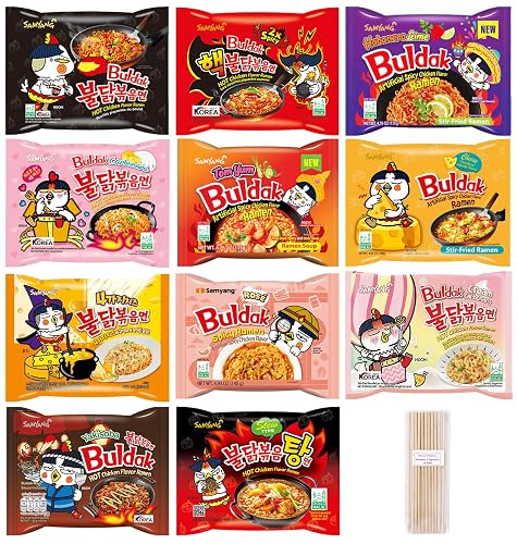 LilithBloodRave's tweet photo. I just received Samyang Spicy Hot Chicken Ramen 11 Flavor Variety Pack - FREE Chopsticks - Korean Buldak Ramen Noodles (11 Pack) from mistahaye via Throne. Thank you! https://t.co/u0zZnTFXtE #Wishlist #Throne https://t.co/k6NRdJlQHf