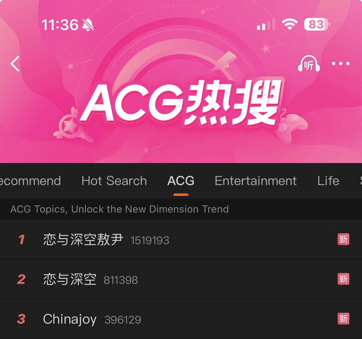 Diamondsteel69's tweet photo. Holy shit!! He's number one on acg trending.... I'm shaking does it really not mean anything????

#ValkoIsLoved #BringValkoBack #Valkois6thLl https://t.co/Gfe9gWLxZj