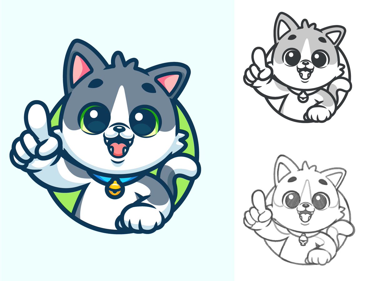 gunggoo_'s tweet photo. Mascot Logo Illustration Animal Edition Collection
Full Version: https://t.co/eHsF2IOz9m https://t.co/fel1U3K755