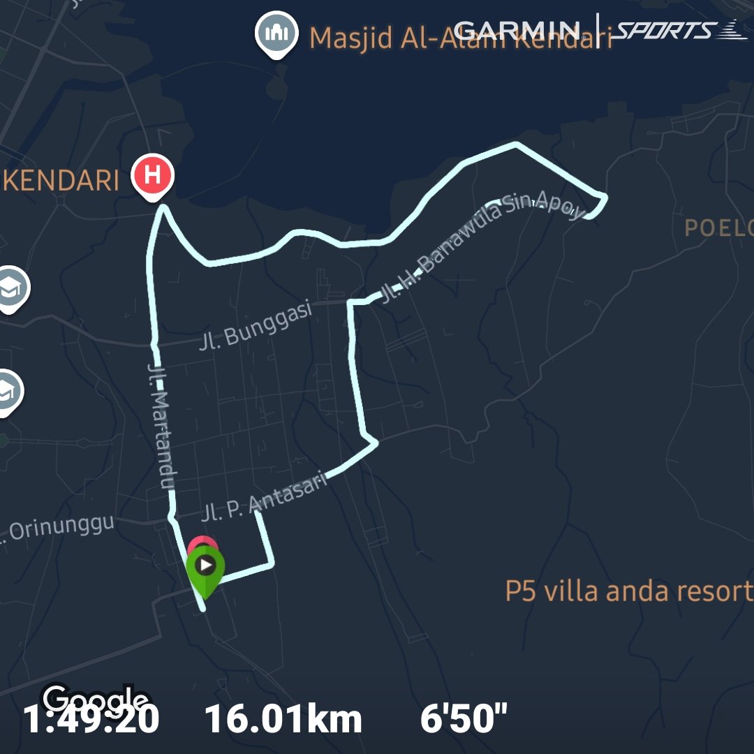 DhanaSyahputra's tweet photo. Maf day 259 long #running #kendari #garmin #beatyesterday https://t.co/DaKyBvCXcA