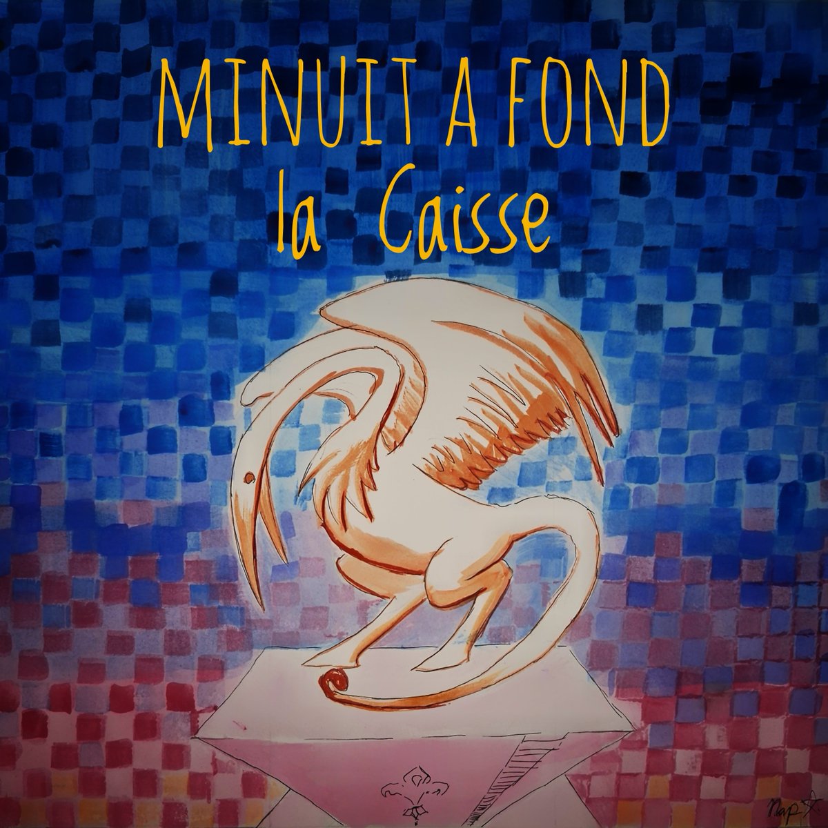 naprhgr's tweet photo. Time to time, surge within me an urge, an urge to to draw and paint music cover art, I'm not very good at it but I'm trying

This time is for Minuit a Fond la Caisse by Alias Conrad Coldwood from the game OFF

#art #traditionalart #watercolor #off #offgame https://t.co/YBQsBaCLb6