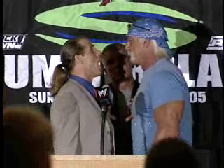 Redman8619's tweet photo. From my personal Vault  

Press Conference WWE #SummerSlam 2005

@VinceMcMahon @EBischoff @ShawnMichaels #HulkHogan #Batista https://t.co/UkfnMkDL7G