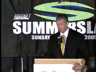 Redman8619's tweet photo. From my personal Vault  

Press Conference WWE #SummerSlam 2005

@VinceMcMahon @EBischoff @ShawnMichaels #HulkHogan #Batista https://t.co/UkfnMkDL7G