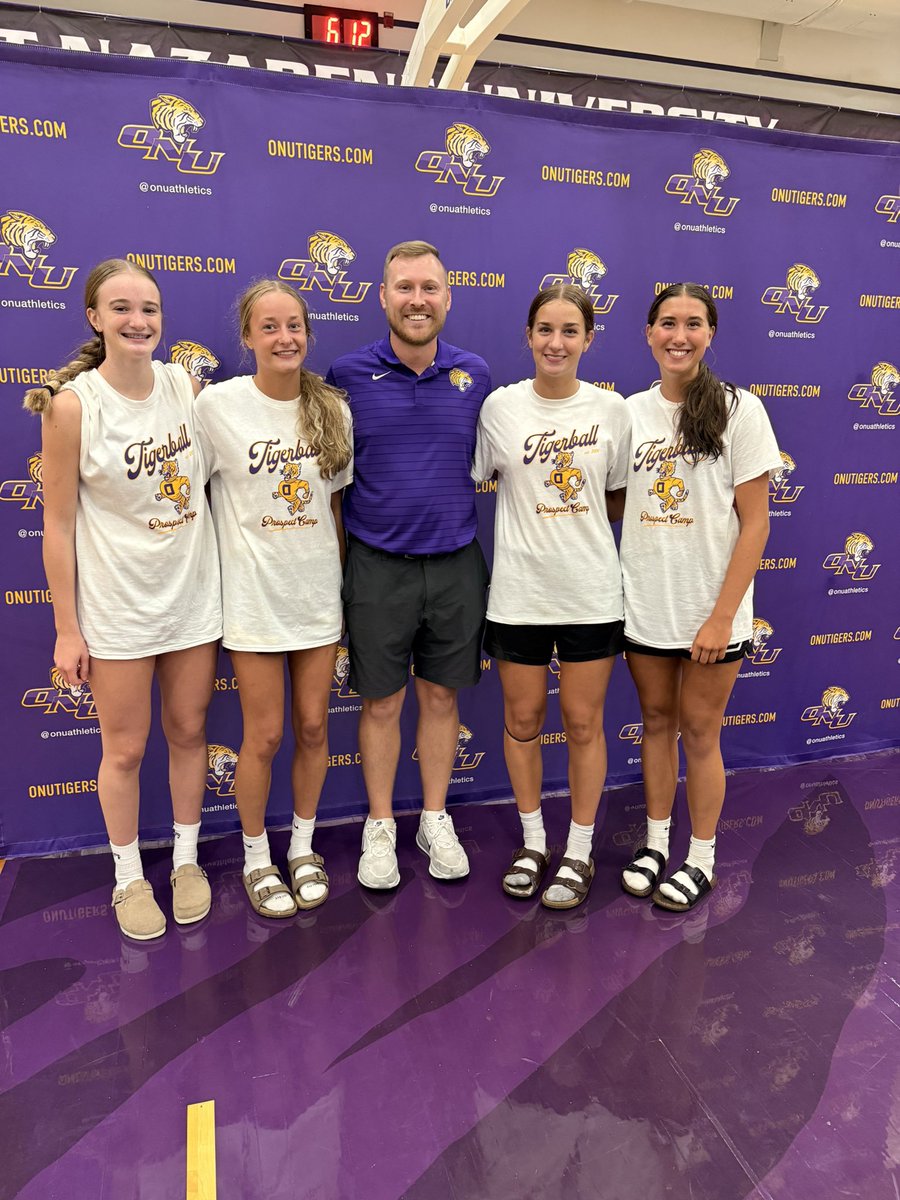 JulesLeffers's tweet photo. This camp at @ONU_Tigerball was a lot of fun today.  Thanks to @calebjohnson82 @etidwell_12 @JereJ82014 for showing us about Tigerball. https://t.co/qSs9UgmBbL