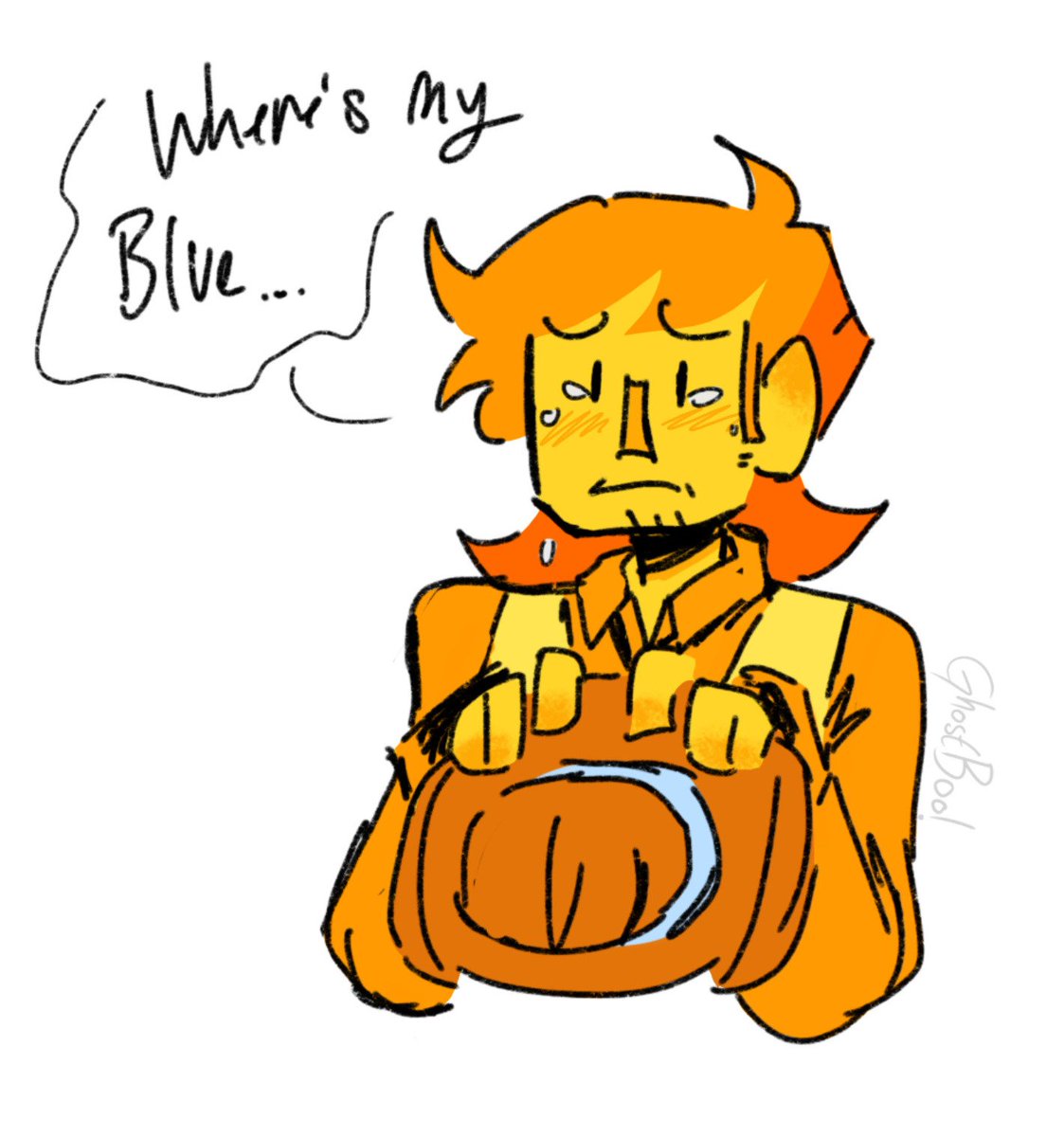 sleepyCRT's tweet photo. He misses his bluebell... 
#deltarune #blellow https://t.co/Gpy3fn8VZK