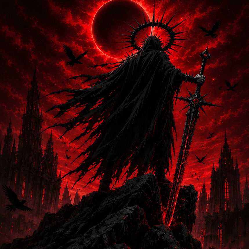 NIHALORSOL's tweet photo. The eclipse has begun.
From the deepest void comes $NIHALOR — the Harbinger of the Crimson Eclipse.
No hype. No promises. Only darkness.

The cult is gathering. Be early. 

Darkness isn't coming. It's already here.

#Solana #Memecoin #Crypto https://t.co/gldfnxR1Vi