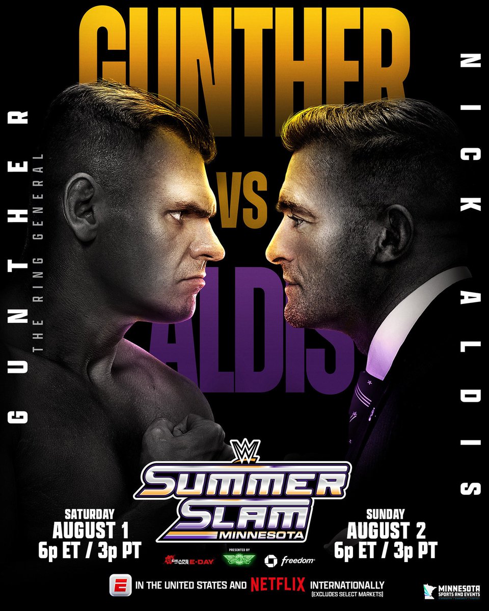 Hanzo3204's tweet photo. Results #SummerSlam #Night1

#TheRingGeneral @Gunther_AUT https://t.co/f9ZUgWqgk7