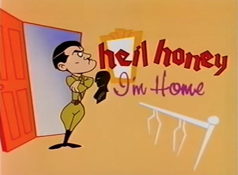 TheDuck0h's tweet photo. It had the potential to combine All in the Family, Married with Children, and the Simpsons, and only "Heil Honey I'm Home" had the guts to introduce Jewish neighbors in the form of of the Goldstein's.  Long has television culture and modern civilization suffered from it prompt cancellation and burial in a memory hole.