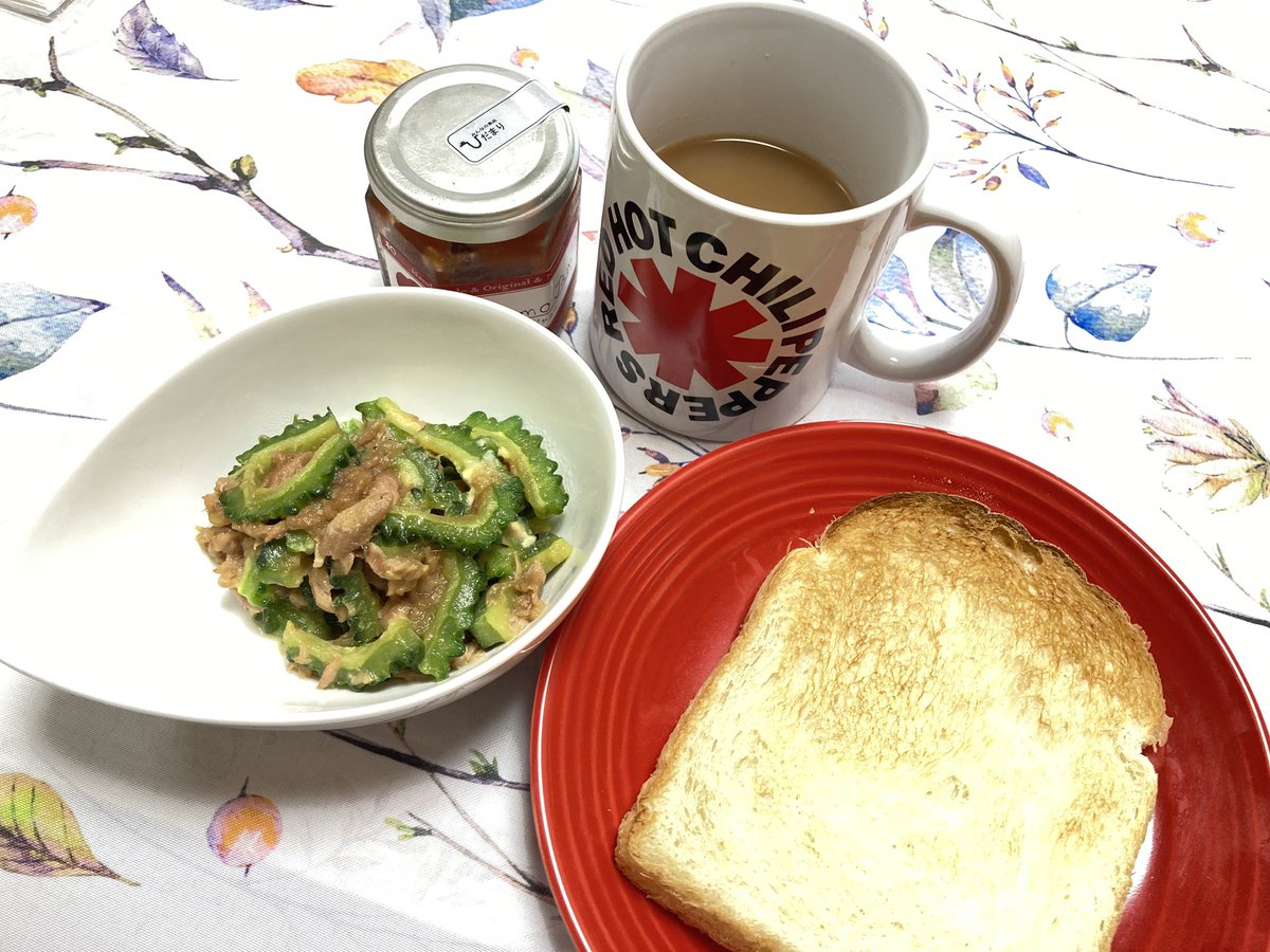 MareRelax's tweet photo. なみこさーん(*｣´□`)｣
リスナーの皆様 おはようございます☀️
ゴーヤとツナ
ジャムは 和歌山なかよし福祉会の
スモモジャムです❣️
 #ワンダー765 https://t.co/EXHiPkjkgG
