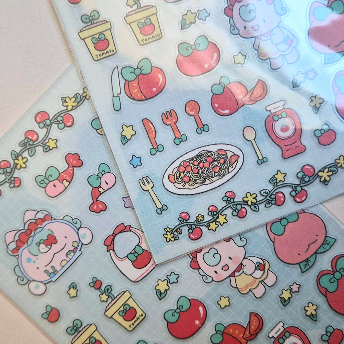 stellecandy0505's tweet photo. 🍅토마토 투명스티커🍅 https://t.co/eYdaQcJwY6