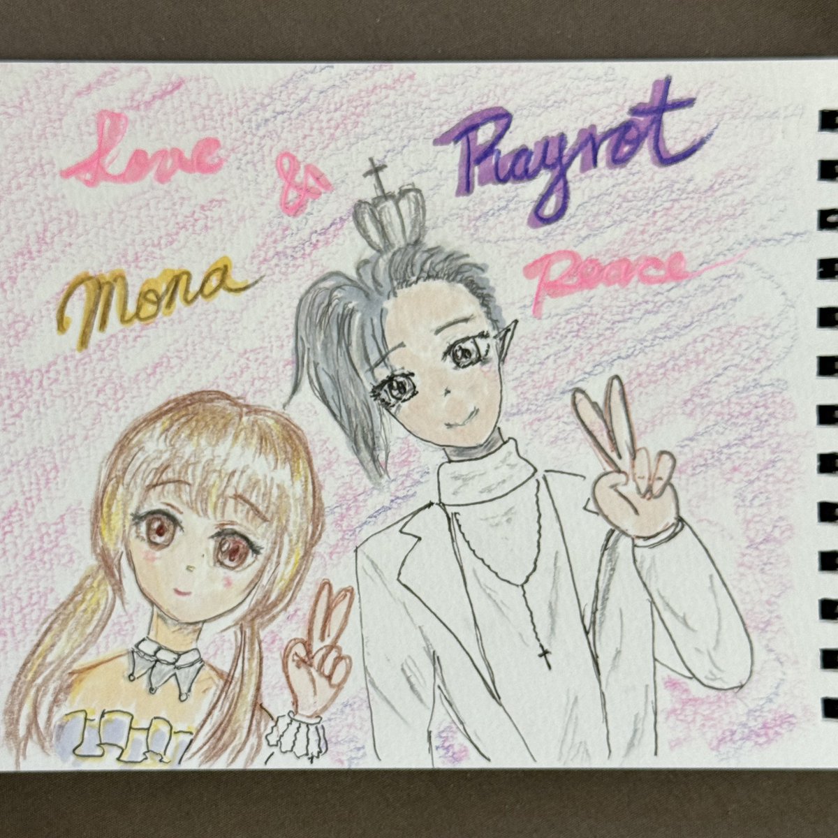 rayrot_art's tweet photo. おはようございます。
寝坊助です。
昨日の下絵にちゃちゃっと色をつけてみましたが、まだ新しいペンになれないため、ラフ画みたいな感じ…
昨日、お店で見かけたたくさんの鉛筆と色縁筆セットが欲しいなぁ〜寝ぼけて書いてた💤
#REALITYイラスト部
#REALITY https://t.co/ROH60I8vK5