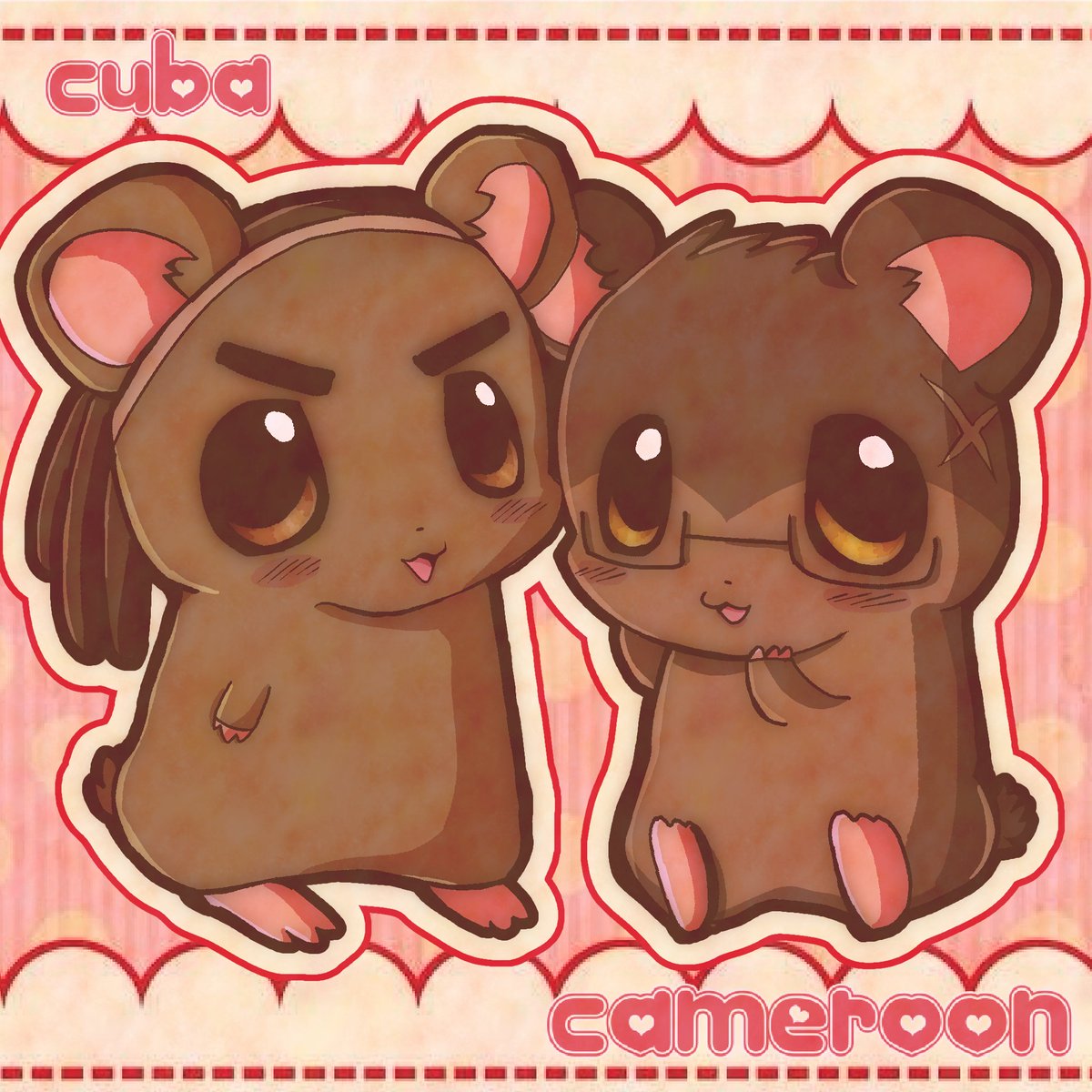 doitspoo's tweet photo. #hetalia #aphcameroon #cuba otp as hamtaros this is gonna flop #ok #sad https://t.co/2M8XDxctx2