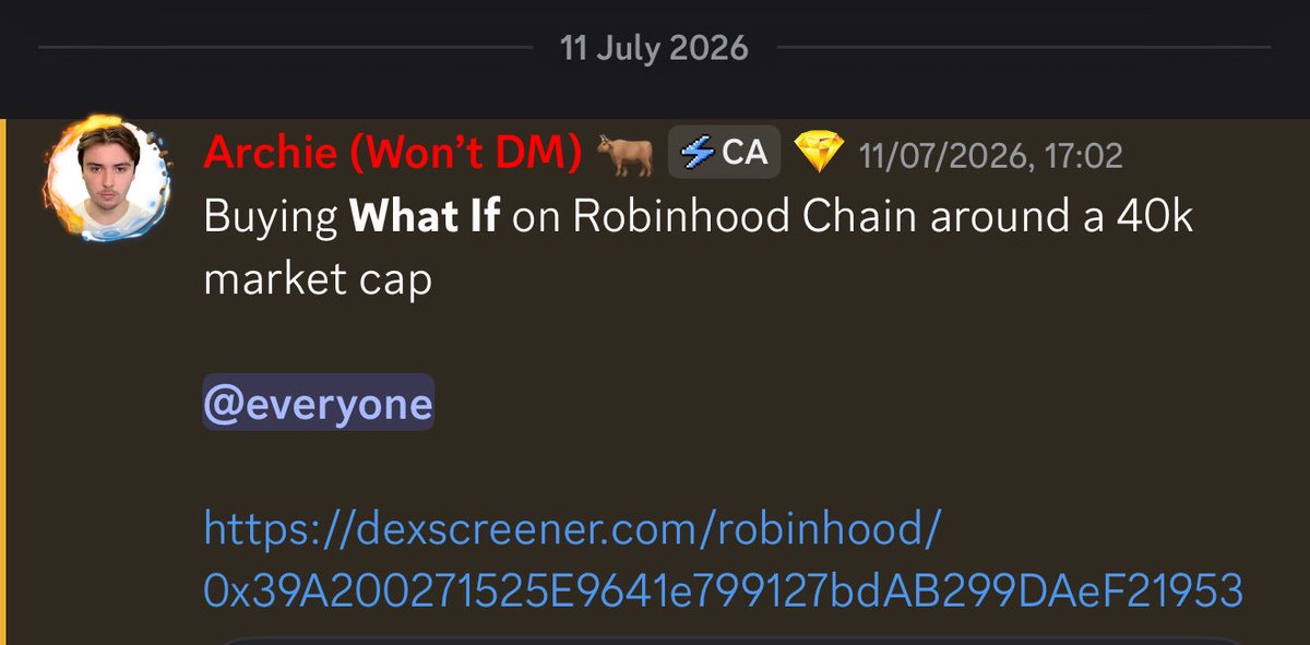 CryptoArchieYT's tweet photo. I called WHAT $IF at $40,000

And now I’m calling a $1 billion https://t.co/97Vb4sLlLS