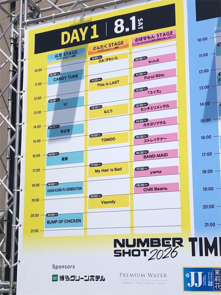 fabricorn's tweet photo. NUMBER SHOT2026 DAY1へ
久しぶりの夏フェス 久しぶりのドーム
屋内でも暑かったけど人生初のBUMP OF CHICKENやVaundyを拝めて最高の思い出作れた

総じて先鋭的な若手 VS 大人達の余裕
な様子が有意義でした https://t.co/BkExx3bLxa