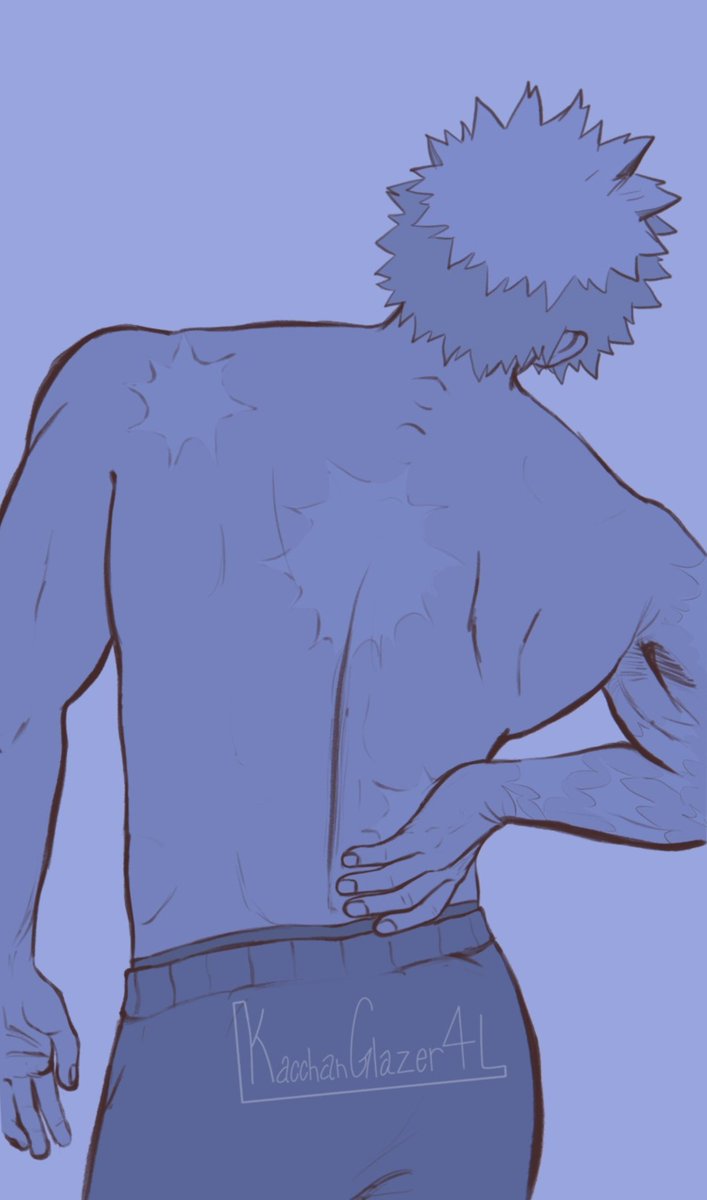 kacchanglazer4L's tweet photo. Projecting my problems on Kacchan: back pain https://t.co/dLBzk5yfvM