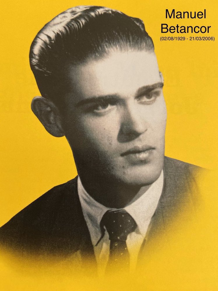 PERICOSAFE's tweet photo. #MemoriaUDLP
Tal día como hoy en 1929 nació Manuel Betancor, 02/08/1929, El Carril (Arucas). Directivo de la @UDLP_Oficial de 1974 a 1991, fue el principal baluarte y visionario de Barranco Seco. En 1999 se le impuso la insignia de oro y brillantes del club. Falleció en el 2006. https://t.co/Y9phg5VKPG