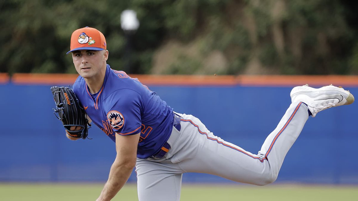 SNYtv's tweet photo. Mets prospect Jonathan Santucci struck out seven in his Triple-A debut https://t.co/S5DxlkFrwp https://t.co/RlxjljZLfk