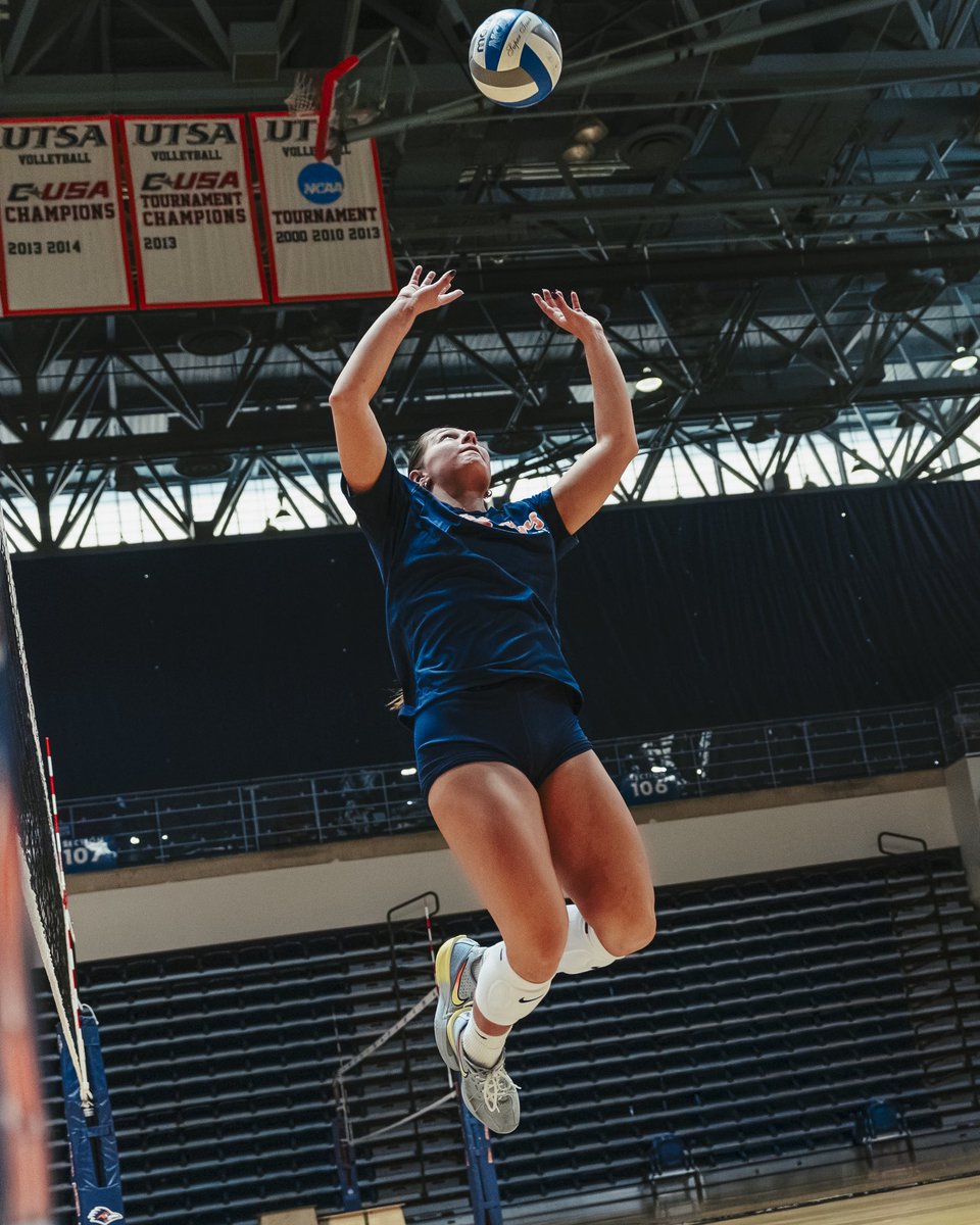 UTSAvolleyball's tweet photo. That’s a wrap on day one 🤩

#BirdsUp🤙 | #LetsGo210 https://t.co/AkeEgt4RnQ