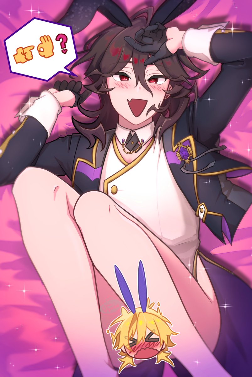 ume_g2nsGn0's tweet photo. bunny day 薫零 https://t.co/19Ze9nbVyB