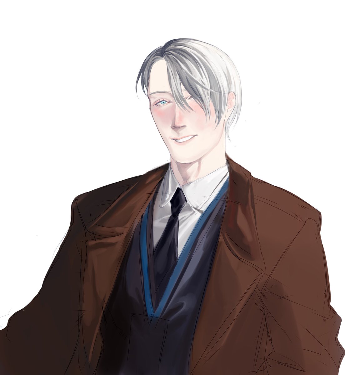 aschum_nat's tweet photo. Yuri on ice!!! Fanart 🩵🩵🩵 los extraño muchísimo mappa porfavor 😭😭😭 
#viktornikiforov #yuurikatsuki #yuriplisetsky #yurionince https://t.co/XFNrDA6OAA